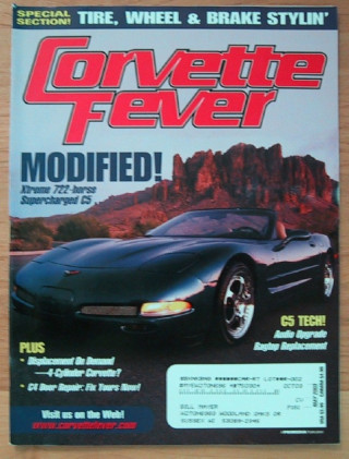 CORVETTE FEVER 2003 MAY - UPDATED VETTES, GM's DOD